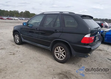 2005 BMW X5 3.0I z USA, uszkodzony, nr VIN 5UXFA13555LU49456